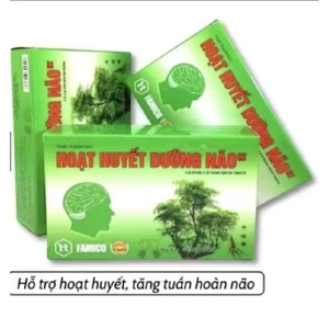 HOẠT HUYẾT DƯỠNG NÃO hộp 100 viên ( BỔ NÃO, CẢI THIỆN TRÍ NHỚ- GIẢM ĐAU ĐẦU, CHÓNG MẶT)k