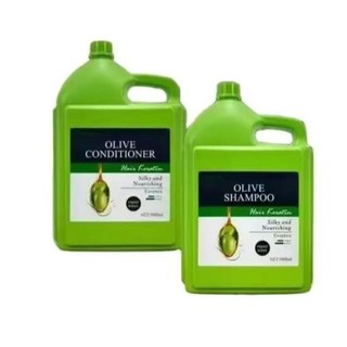 Dầu Cặp Gội - Xả OLIVE 5000ml x 2 Siêu Mềm Mượt - Phục Hồi Tóc Khô,Xơ,Chẻ Ngọn- Tóc Hư Tổn Do Làm Hóa Chất.