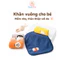 set 5 khăn mặt sợi bông lông cừu mềm mại cho bé, thấm hút cực tốt, chất liệu kháng khuẩn,không huỳnh quang DTchildren