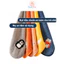set 5 khăn mặt sợi bông lông cừu mềm mại cho bé, thấm hút cực tốt, chất liệu kháng khuẩn,không huỳnh quang DTchildren