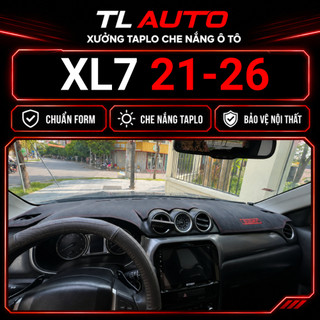 Thảm taplo ô tô SUZUKI XL7 2021 - 2026, thảm taplo che nắng da carbon, da vân gỗ, nhung cừu cao cấp, chuẩn form