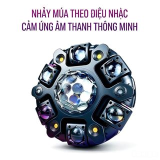 Đèn Sân Khấu Moving 6 Cánh 200W Lập Hổ, Đèn Led Trang Trí Phòng,Đèn Xoay 360 Độ Đèn Decor, Dùng Cho DJ, Quán Bar Karaoke