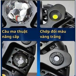 Đèn Sân Khấu Moving 6 Cánh 200W Lập Hổ, Đèn Led Trang Trí Phòng,Đèn Xoay 360 Độ Đèn Decor, Dùng Cho DJ, Quán Bar Karaoke