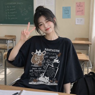 Áo thun phông nam nữ tay lỡ unisex form rộng vải cotton khô dày dặn