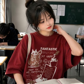 Áo thun phông nam nữ tay lỡ unisex form rộng vải cotton khô dày dặn