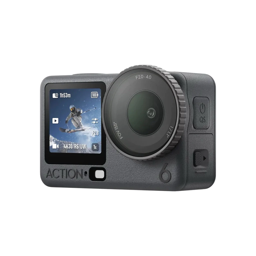 [CameraMall] DJI Osmo Action 6 Standard Combo - Camera Hành Động 4K | Cảm Biến 1/1.1 Inch | 50GB | Chính Hãng BH12T