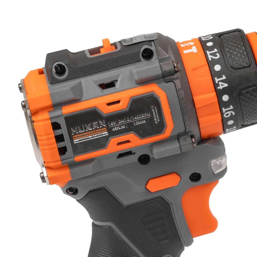 Bộ Máy Khoan Dùng Pin Không Chổi Than HUKAN G1-XC3, Lực 45Nm, Đầu 10mm Autolock - Kèm 2pin + Sạc