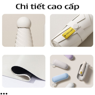 Ô Dù Mini gấp gọn để túi chống tia uv cao cấp, siêu gọn che nắng mưa khi đi du lịch, đi học, văn phòng