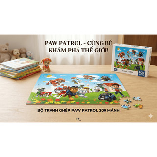 Đồ Chơi Xếp Hình Lắp Ráp Tranh Ghép 200 chi tiết  Cho Bé Phát Triển Trí Tuệ