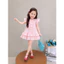Đầm Bé Gái Kate Thô Mềm Mát Mùa Hè - Váy Công Chúa Nơ Hồng Dễ Thương Cho Bé 1-6 Tuổi