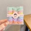 hộp 90 dây cột tóc pastel dễ thương phong cách Hàn Quốc