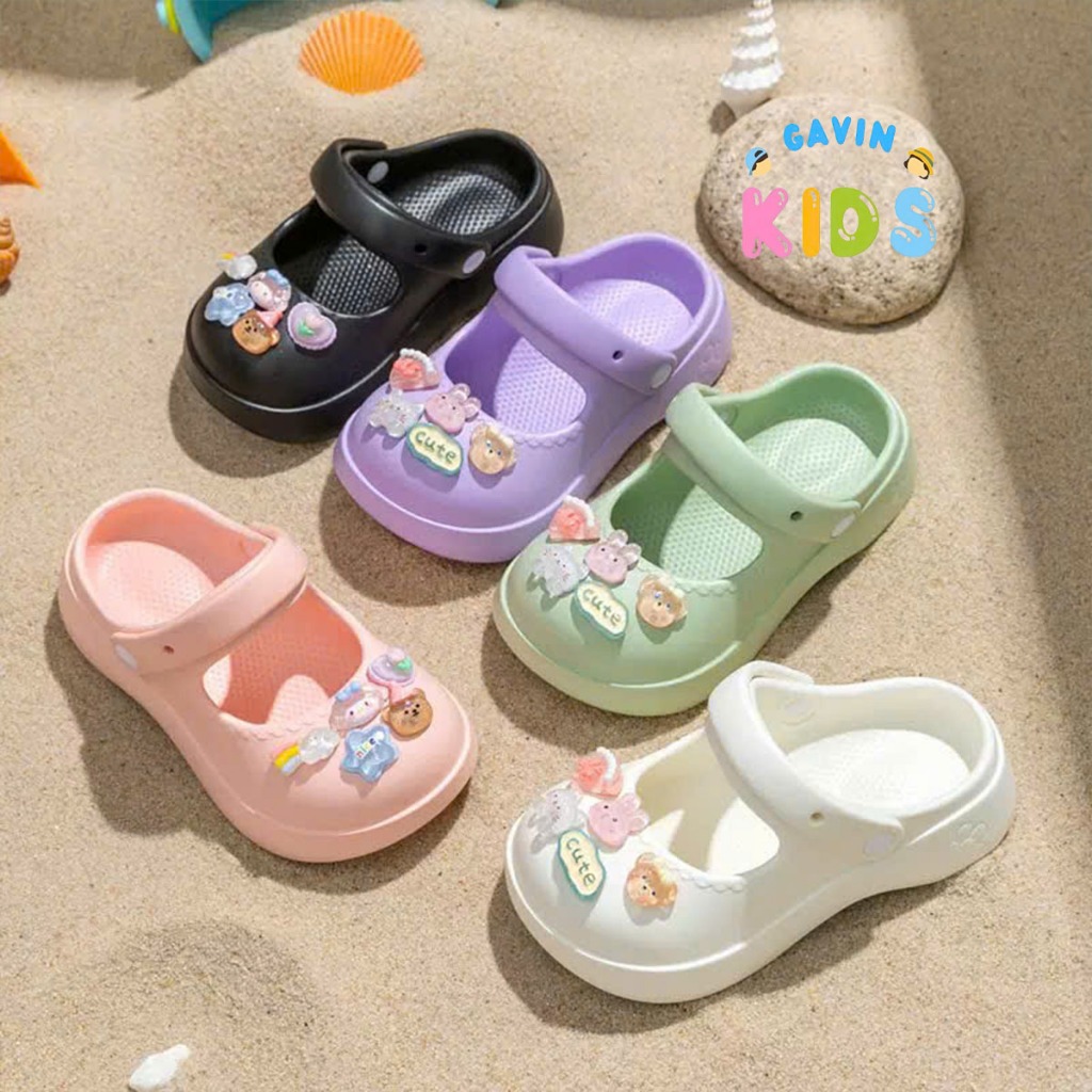 (Phom to) Dép sục thời trang cho bé gái dễ thương không mùi, mềm, nhẹ, êm chân - T2-74