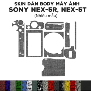Skin 3M dán Sony NEX-5R, NEX-5T (Nhiều mẫu) | Miếng dán body máy ảnh chống bám vân tay bảo vệ máy Sony NEX-5R, NEX-5T
