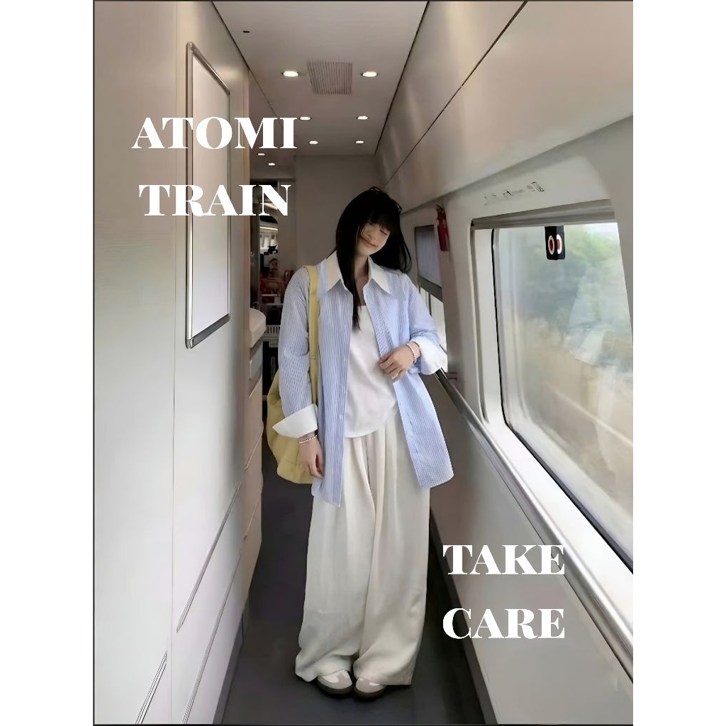 Áo Sơ Mi Nữ Kiểu Kẻ Sọc Phối Cổ Trắng Tay Dài - Lụa Kate Mềm Mại Thoáng Mát Đủ Size 40-68kg XANH CỔ BẺ