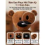 Gấu Bông Teddy Mr Bean Cao Cấp Siêu Đáng Yêu, Gấu Nhồi Bông Size 50 - 105cm Quà Tặng Hot Trend PT House