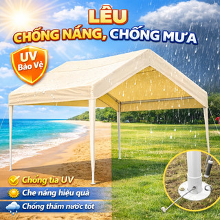 Lều Mái Che Gian Hàng Chống Nắng Ngoài Trời, Chống UV, Dùng Cho Quán Ăn, Chợ Đêm, Sự Kiện Ngoài Trời