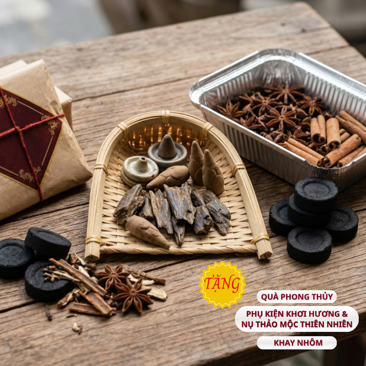 Trầm Hương Xông Nhà Như Ý - Cát Tường AYOYA Kết Hợp Thảo Dược Có Gai Hỗ Trợ Thanh Lọc Không Gian