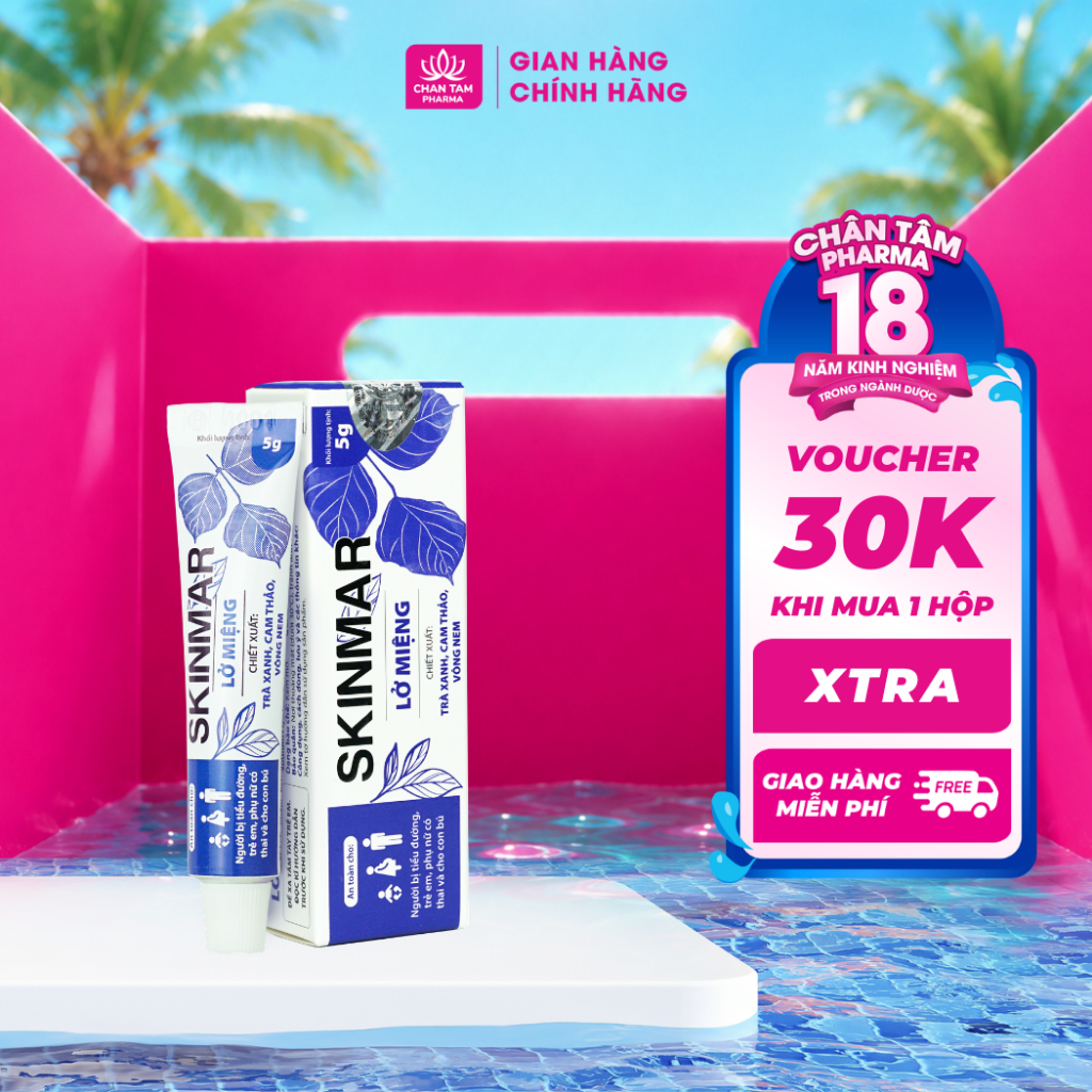 [Chính Hãng] Kem Bôi Lở Miệng Skinmar Tuýp 5g | Shopee Việt Nam