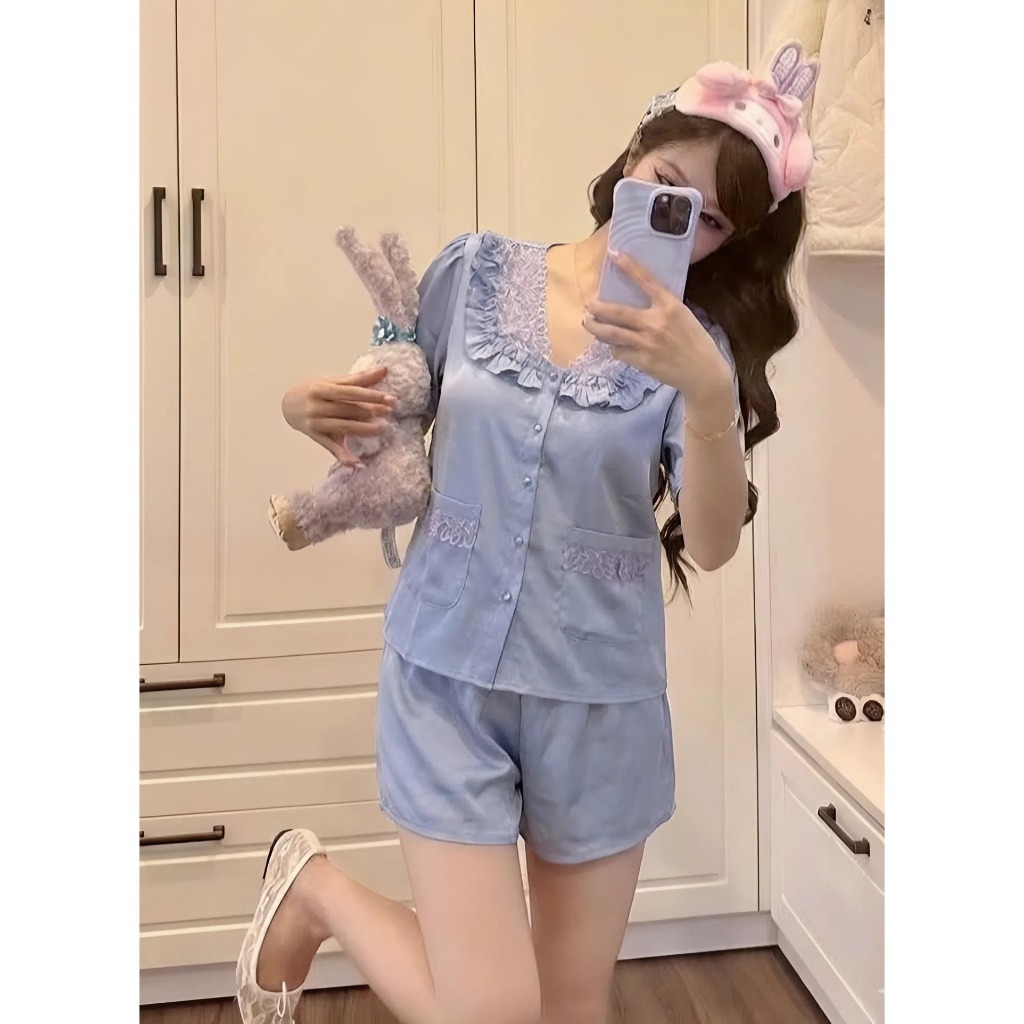 LATIN HHD-05 BỘ LỤA LATIN  QUẦN DÀI ÁO PHỐI REN SANG TRỌNG QUYẾN RŨ
