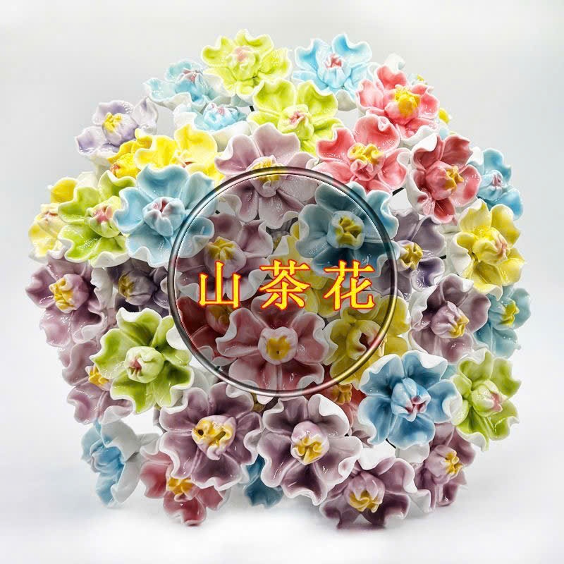 Hoa Gốm Sứ Trang Trí Để Bàn, Hoa Cắm Bình Decor Phòng Khách, Bàn Làm Việc, Quà Tặng