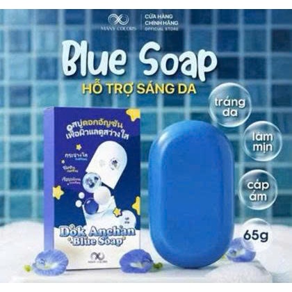 Xà Phòng Dok Anchan Many Colors Blue Sáng Da Dưỡng Ẩm Và Làm Mịn Da thaoduochc
