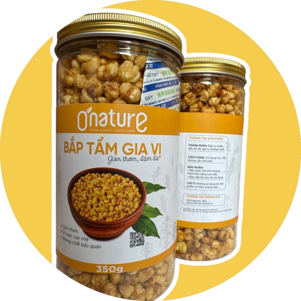 Bắp Rang Tẩm Gia Vị - O'Nature - Cao Cấp