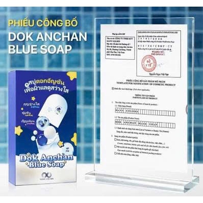 Xà Phòng Dok Anchan Many Colors Blue Sáng Da Dưỡng Ẩm Và Làm Mịn Da thaoduochc