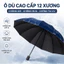 Ô 12 Xương Siêu Lớn Đường Kính Cực Đại 125cm Che Phủ 2–3 Người Đi Mưa Nắng Đều Tốt