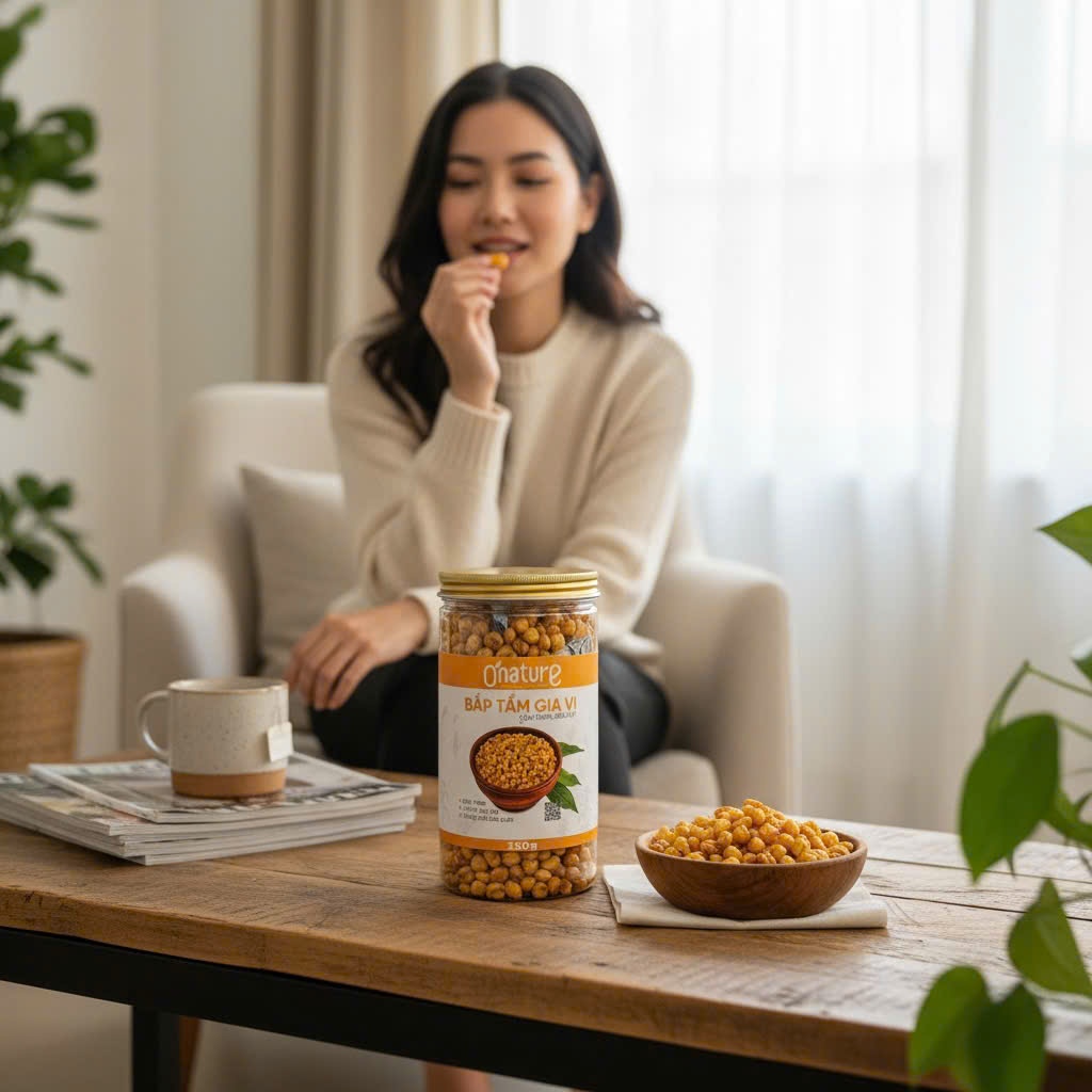 Bắp Rang Tẩm Gia Vị - O'Nature - Cao Cấp
