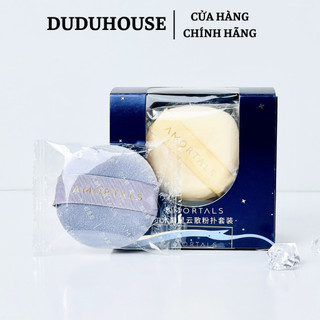 Bông Phấn Amortals Nebula Ngôi Sao Mút Trang Điểm Mềm Mịn, Phấn Phủ Cao Cấp Size 60x15mm Duduhouse