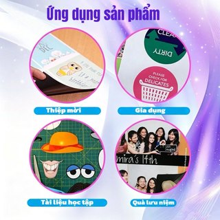 QUAFF Tấm từ tính A4  – 0.5mm, 10 tờ, có keo/không keo –Cắt dễ, DIY nam châm tủ lạnh, quà lưu niệm