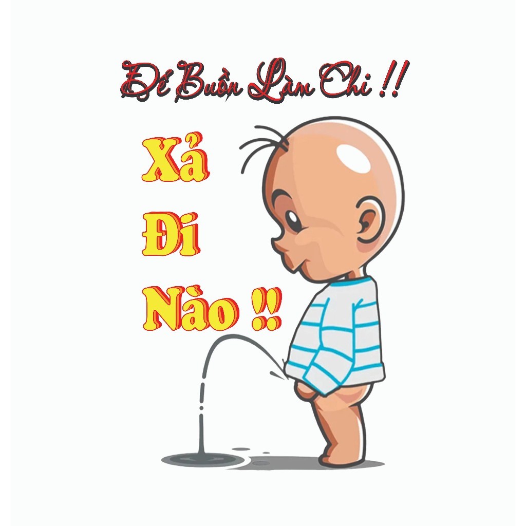Miếng Dán Decal Trang Trí Bồn Cầu Toilet Decal Quỳnh Aka Trang Trí Nhà Tắm, Nhà Vệ Sinh Không Phai,Lababo nơi công cộng