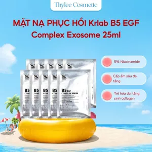 Combo 10 Miếng Mặt Nạ Phục Hồi Krlab B5 EGF Complex Exosome, Cấp Ẩm Và Chống Lão Hóa Da 25ml/Miếng -ThyLeeCosmetics