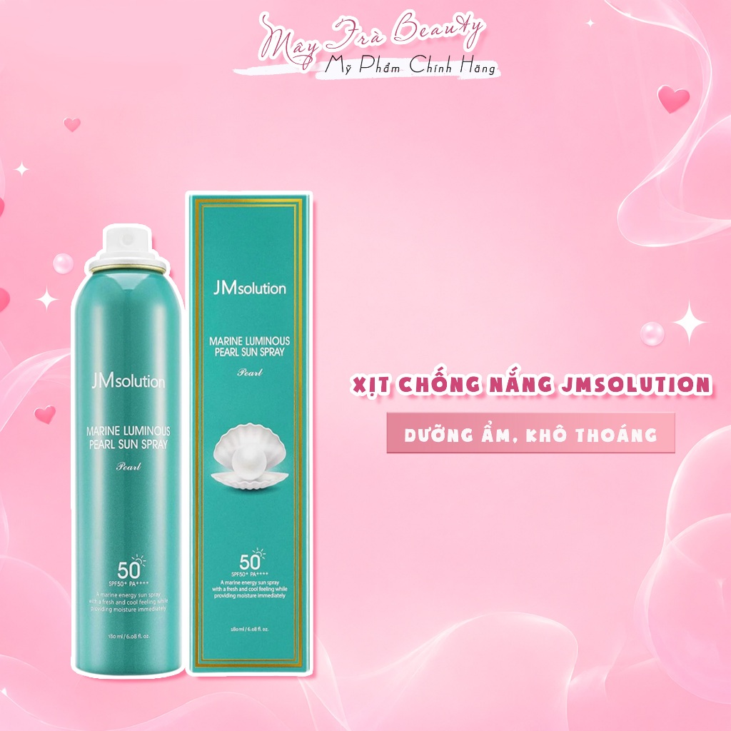 Xịt Chống Nắng JMsolution SPF50+ PA++++ 180ml, Dưỡng Ẩm, Khô Thoáng, Dùng Cho Mặt & Body Hàn Quốc