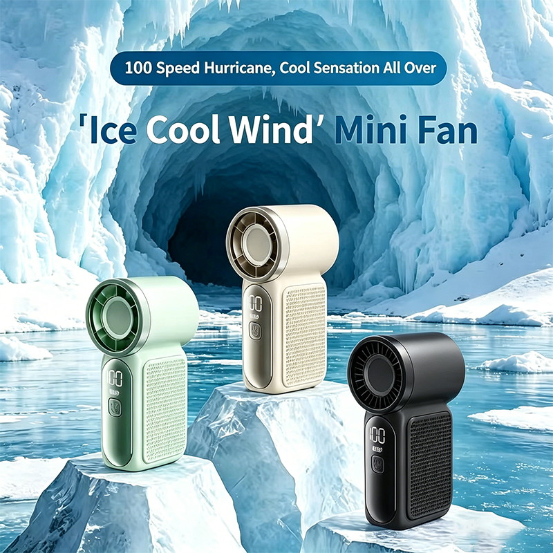 Quạt cầm tay X688, thiết kế siêu nhỏ gọn, bỏ túi dễ dàng mang đi mọi nơi, sức gió cực mạnh.