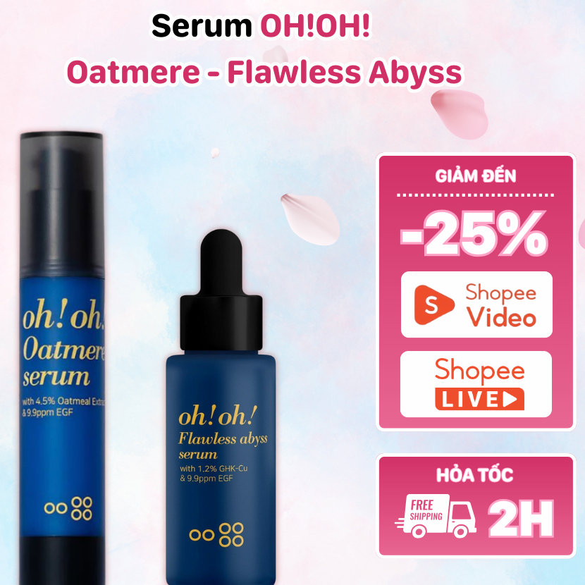 Serum oh!oh! Oatmere Hỗ Trợ Phục Hồi Da
