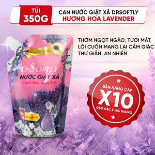 [Quà tặng dùng thử 350g] Nước giặt xả Drsoftly Hương nước Hoa Diệu Kỳ, Hương Lavender