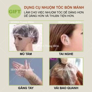 Không cần tẩy tóc ，Dầu Gội Nhuộm Màu Tóc Thảo Dược, Gội Phủ Bạc ,Dầu Gội Phủ Bạc Tóc, Nuôi Dưỡng Tóc Khoẻ Óng Mượt
