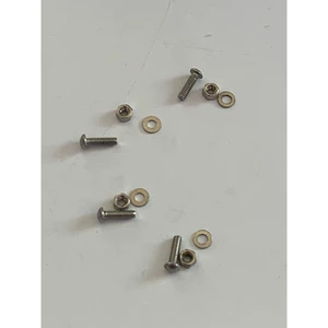 Bộ Ốc Tán Kính Khoan Bắt Treo | Ốc Gọng Khoan 2 Mảnh Kèm Long Đen Inox