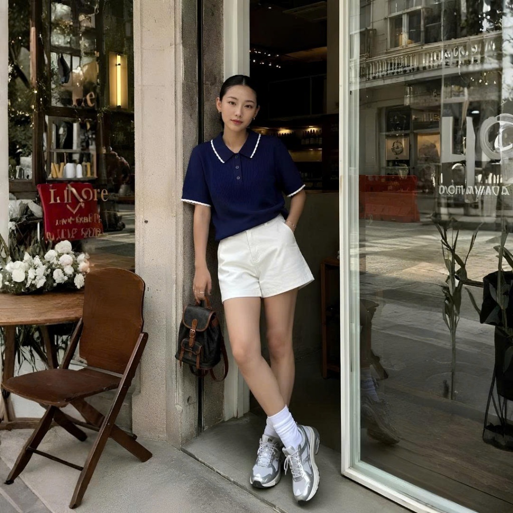 Áo Len Mirage Viền Màu Local Brand, Chất Len Mongtoghi Mềm Mịn Thoáng Mát.