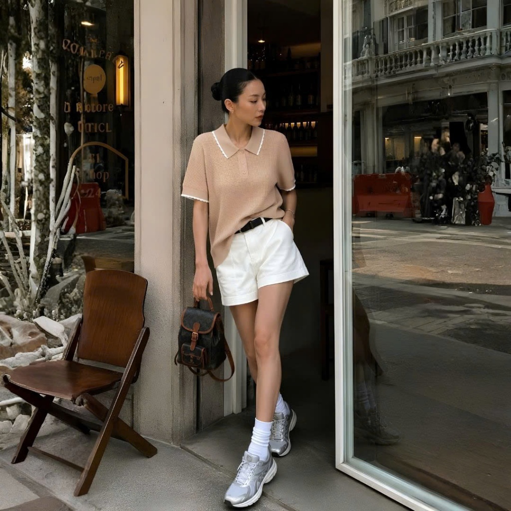 Áo Len Mirage Viền Màu Local Brand, Chất Len Mongtoghi Mềm Mịn Thoáng Mát.