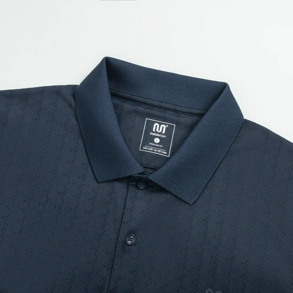 Áo Polo Nam Insidemen Regular Fit Polyamide co giãn , thoáng mát IPS085AS2
