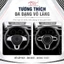 Miếng Ốp Bọc Vô Lăng Ô Tô CIND Carbon Bóng Thể Thao Cá Tính Mỏng Nhẹ Chống Trượt Đa Dạng Màu Sắc Phù Hợp Nhiều Dòng Xe