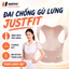 Đai chống gù lưng JUSTFIT, hỗ trợ định hình, cải thiện vóc dáng, có nẹp hỗ trợ thẳng lưng