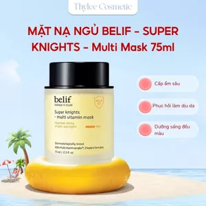 Mặt Nạ Ngủ Belif Dưỡng Sáng Da Cấp Ẩm Chuyên Sâu Cho Da Super Knights - Multi Vitamin Mask 75ml-ThyLeeCosmetics