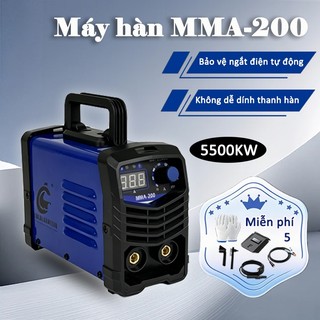 Máy Hàn Điện Tử mini MMA-200A, Bảo Hành 12 Tháng, Dòng Máy Mini Chuyên que 2.5 ly , 3.2 ly. siêu khoẻ