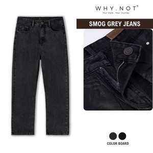 Quần Jean Nam Màu Xám Khói (Xám Lông Chuột) - Quần Jeans Nam WHY NOT SMOG GREY