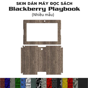 Skin dán máy đọc sách Blackberry Playbook (Nhiều mẫu) | Miếng dán Film 3m chống bám bẩn, bảo vệ Blackberry Playbook