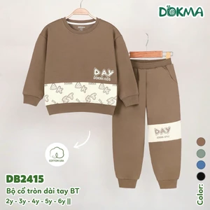 Bộ Dokma Dài Tay Nỉ, Da Cá Dày Dặn Bé Trai DB2423 DB2533 DB2415 DB2362