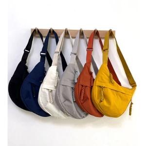 TÚI VẢI DÙ, TÚI PHAO CHẦN BÔNG ĐEO CHÉO NHIỀU NGĂN PHOM RỘNG - UNISEX- MS11